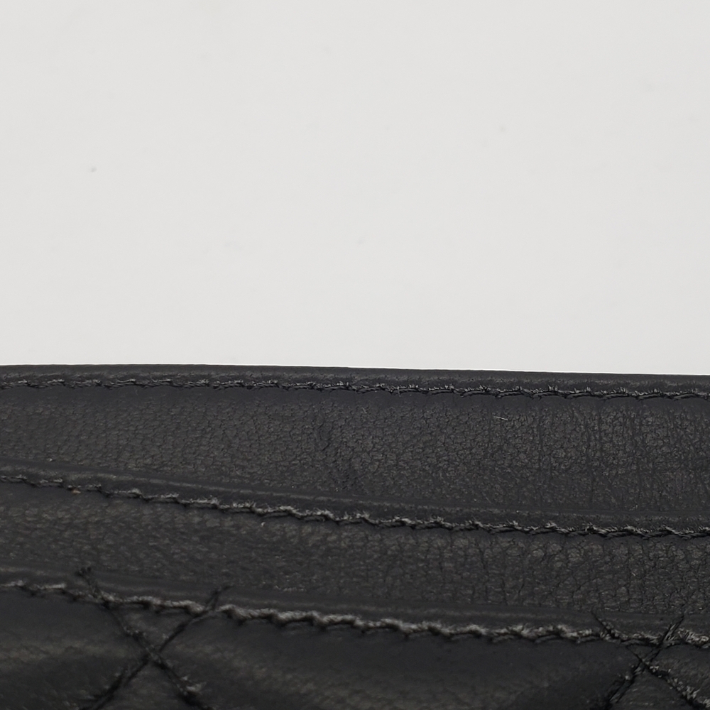 Chanel lambskin leather cardholder black/silver with box and dustbag - Picture 5 of 6